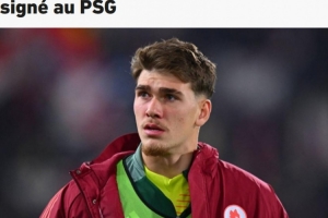 队报：巴黎敲定夏季首签，罗马18岁门将马林加盟